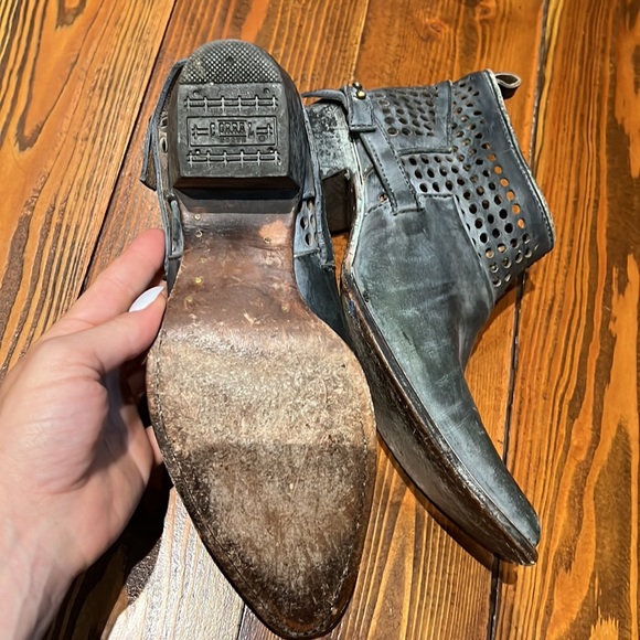 Corral distressed booties.  Only worn a couple times.  Great condition. - Picture 6 of 6